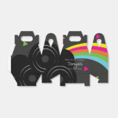 1980's 90's Records Retro Rainbow Bedankdoosjes (Uitgevouwen)