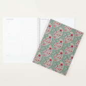 1980s Bloemen en Groene Paisley / Teardrop Planner (Display)