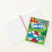 1980s Classic Cartoon Smurf Spiral Notitieboek 8.5 (Binnen)