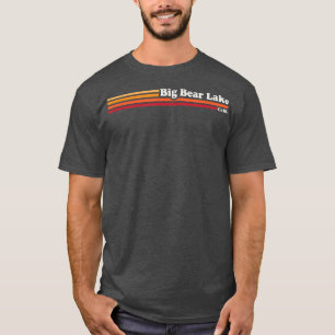 1980s Grafische stijl Big Beer Lake Californ T-shirt