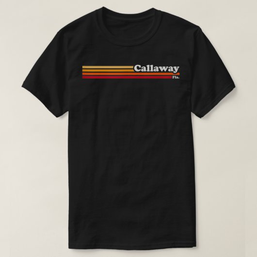  1980s Grafische stijl Callaway Florida T-shirt (Design voorkant)