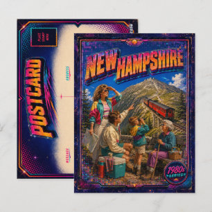 1980s New Jersey ansichtkaart 80s retro Briefkaart