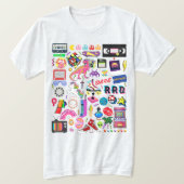 1980s Nostalgia Throwback Nostalgia 80s T-shirt (Design voorkant)