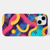 1980's patroon iPhone / iPad case (Achterkant (horizontaal))