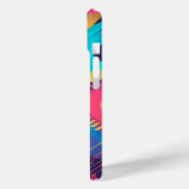 1980's patroon iPhone / iPad case (Achterkant / Links)