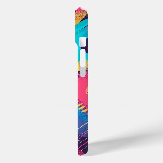 1980's patroon iPhone / iPad case (Achterkant / Links)