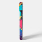 1980's patroon iPhone / iPad case (Achterkant / Links)