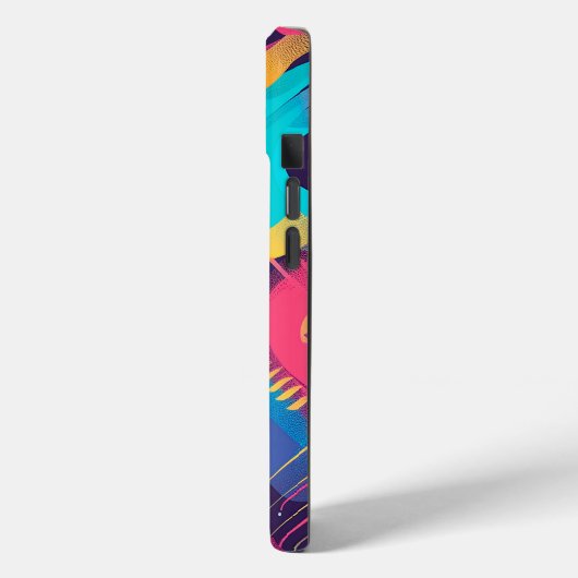 1980's patroon iPhone / iPad case (Achterkant / Links)