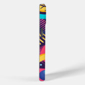 1980's patroon iPhone / iPad case (Achterkant / Rechts)