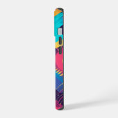 1980's patroon iPhone / iPad case iPhone 15 Case (Linkerkant)