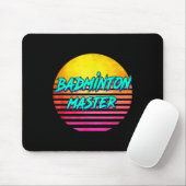 1980s Retro Badminton Master  Muismat (Met muis)