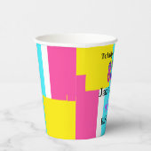 1980's retro lol, helemaal rauwe kerel papieren bekers (Rechts)