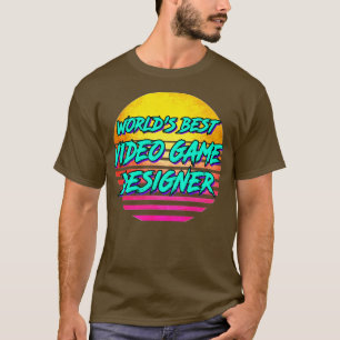 1980s Retro Video Game Designer Gift T-shirt