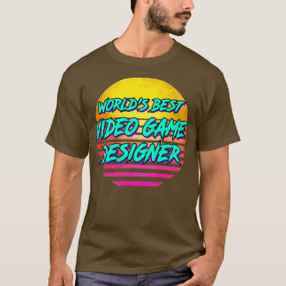 1980s Retro Video Game Designer Gift T-shirt