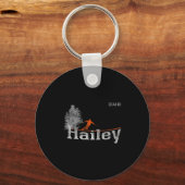 1980s Style Hailey Idaho Skiën Sleutelhanger (Voorkant)