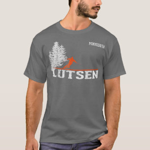 1980s Style Lutsen MN Skiing T-shirt