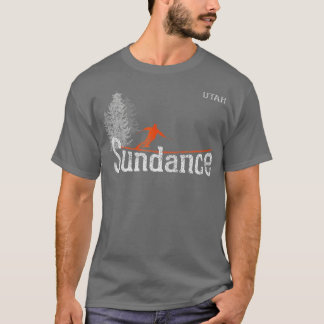 1980s Style Sundance Utah  Skiing T-shirt