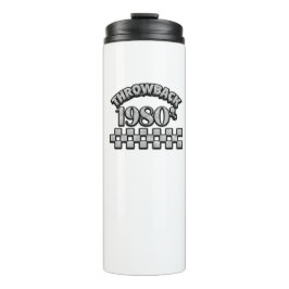 1980s Throwback Textured Thermosbeker