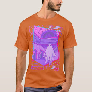 1980s Vaporwave plaat Ghost Aesthetische Retro T-shirt