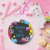 1980s Volledig Geweldige Party Paper Borden Papieren Bordje (Feest)