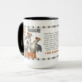 1981 1921 Chinese rooster voor dierlijk gebruik ui Mok (Voorkant links)