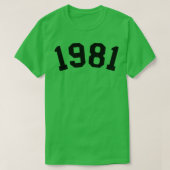 1981 1 T-SHIRT (Design voorkant)