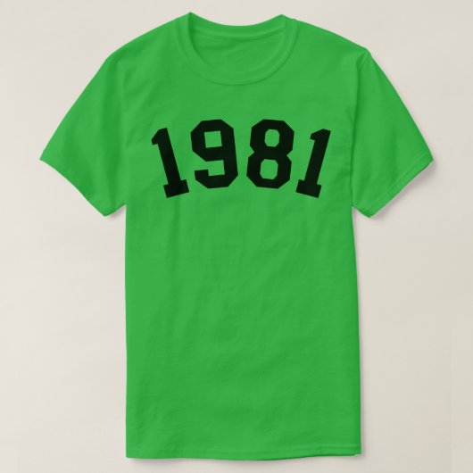 1981 1 T-SHIRT (Design voorkant)