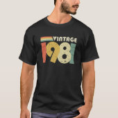  1981, 40e verjaardag - Cadeaubonade Distress Desi T-shirt (Voorkant)