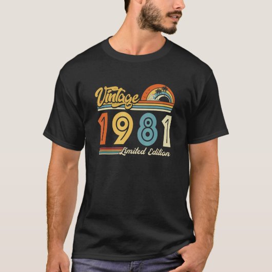 1981 41e verjaardag van de teruggave van 41 jaar t-shirt (Voorkant)