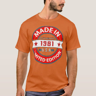 1981 42 Jaar T-shirt