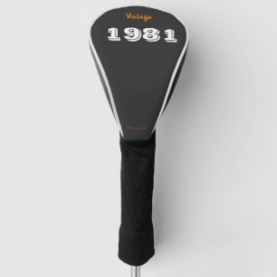  1981 45th Birthday Golf Head Hoesje – Retro Golfheadcover