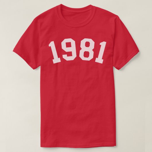 1981 9 T-SHIRT (Design voorkant)