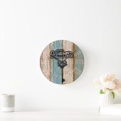 1981  acrylwandklok ronde klok (Huis)