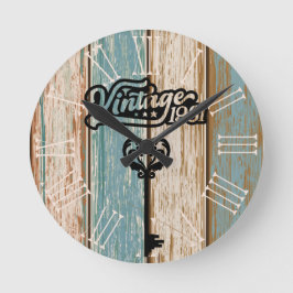 1981  acrylwandklok ronde klok