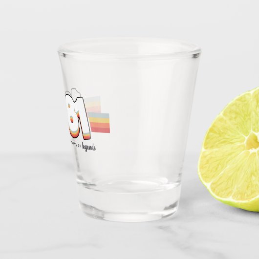 1981 De geboorte van legenden Shot Glas (Rechts)