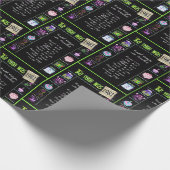 1981 Geboortejaar Trivia Cadeaupapier (Hoek)