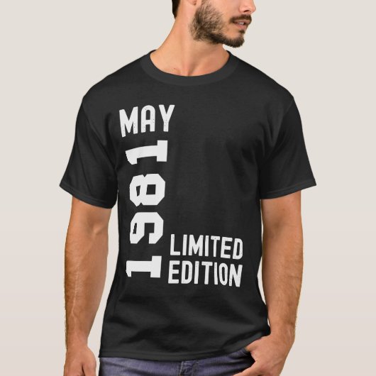 1981 Happy Birthday Party T-shirt (Voorkant)