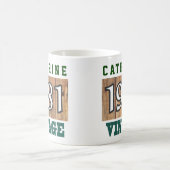 1981 Jaar van de geboorte - Dag van de geboorte Koffiemok (Center)