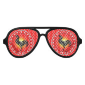 1981 Jaar van de Rooster Aviator Zonnebril (Voorkant)