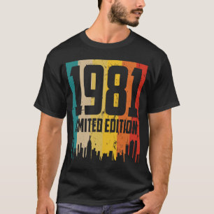 1981 Limited Edition 40th Birthday Geweldige T-shirt