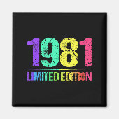 1981 Limited Edition 81s Retro Magneet (Voorkant)