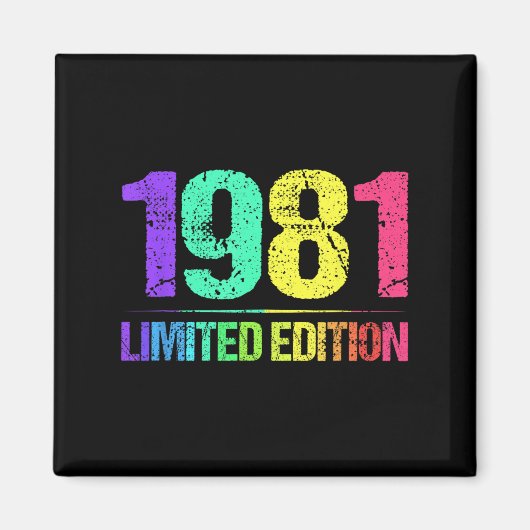 1981 Limited Edition  81s Retro  Magneet (Voorkant)
