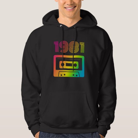1981 Retro  Hoodie (Voorkant)