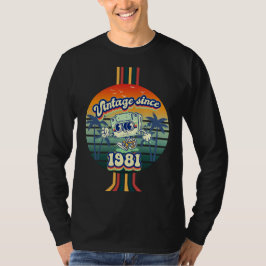  1981 Retro Revolution 44e verjaardag T-shirt