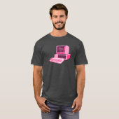 1981 Roze Retro Computer T-Shirt (Voorkant volledig)