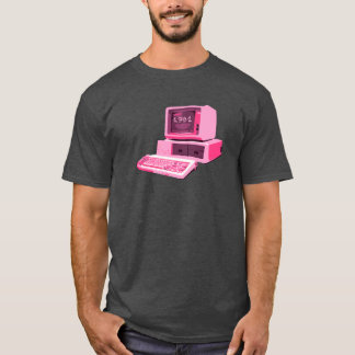 1981 Roze Retro Computer T-Shirt
