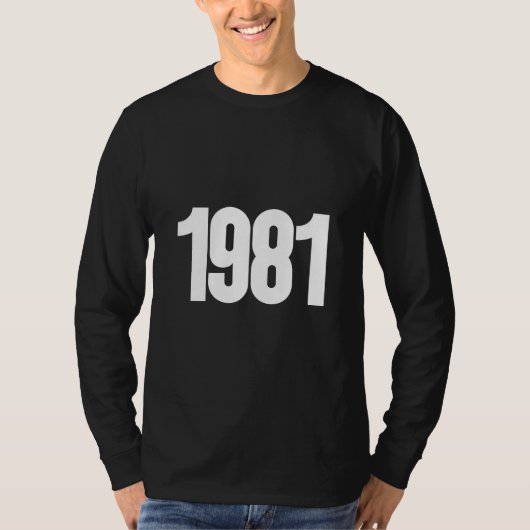 1981 T-SHIRT (Voorkant)