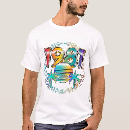1981 thema t-shirt (Voorkant)