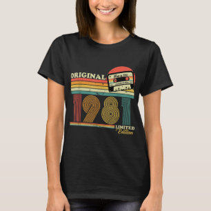 1981  verjaardagsretro Limited Edition mannen twee T-shirt