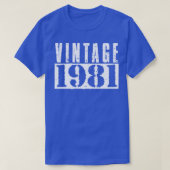  1981  Wit Tekst T-shirt (Design voorkant)